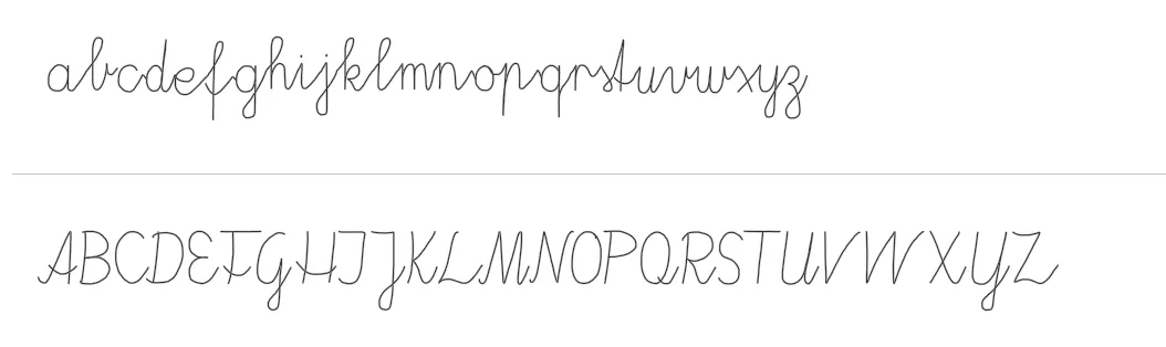 Vereinfachte Ausgangsschrift