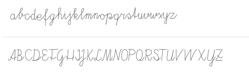 Zaner-Bloser Cursive