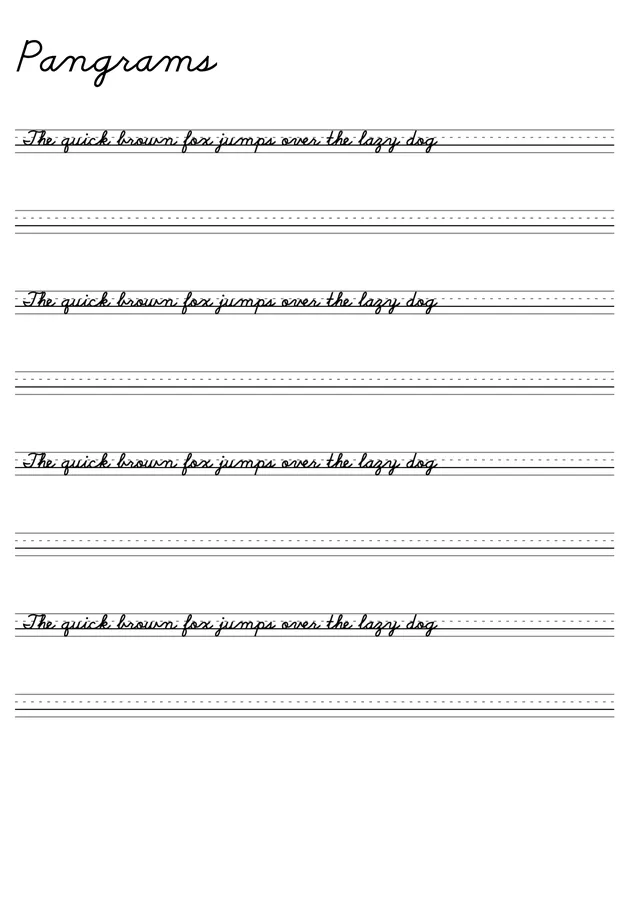 Pangrams